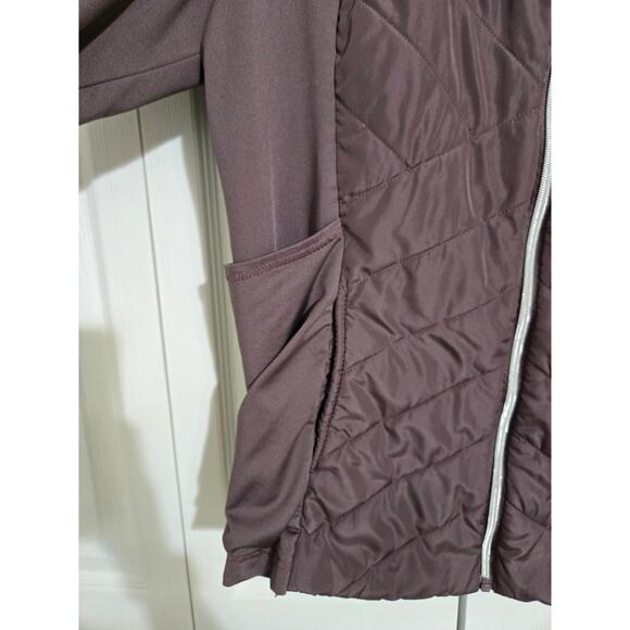 Maurices large women's brown quilted puffer jacket - Picture 3 of 10